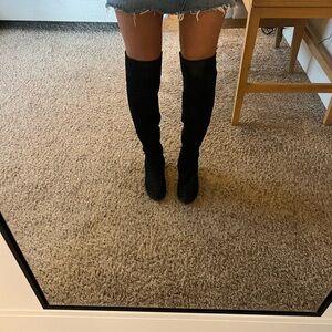 Black Over-the-Knee Boots